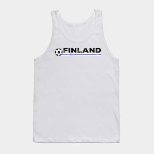 Finland Football Soccer Fan Design Tank Top